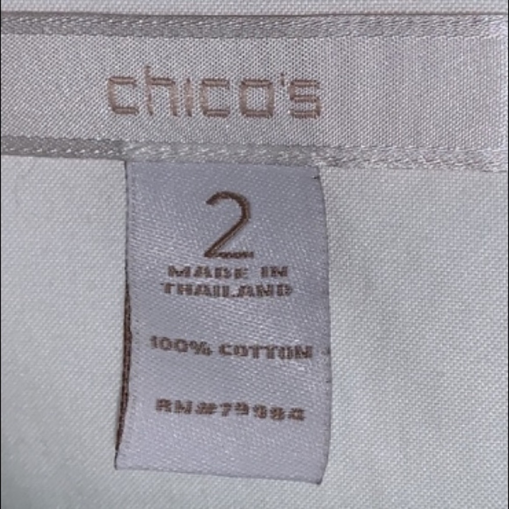 Chicos - Button Down White Blouse - image 3